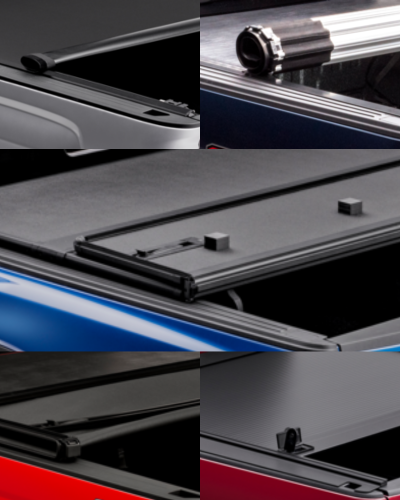 TONNEAU COVERS (hard folding/soft folding, hard roll up/soft roll-up, retractable, tool box compatible)